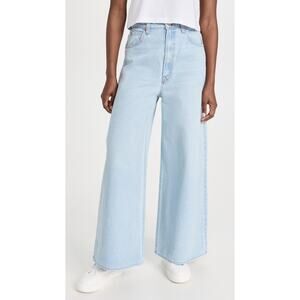 Mother denim SNACKS! High Waisted Pushpop Cuff Crop Jeans nibble light wash 28